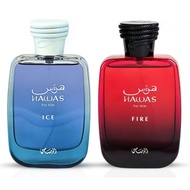 Decant/Tester Perfume Rasasi 5ML & 10ML Hawas Ice / Hawas Fire