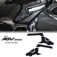 For HONDA ADV350 ADV 350 2022 2023 3D Motorcycle Resin Sticker door footpeg Tank Pad Anti Scratch De