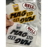 Mag LTD decal set replacement for vintage/retro helmets