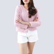 ELYCLOTH | GIANA TWEED BLAZER | BLAZER WANITA PREMIUM TWEED