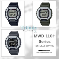 Casio Standard นาฬิกาข้อมือผู้ชาย สายเรซิน รุ่น MWD-110,MWD-110H (MWD-110H-1A,MWD-110H-3A,MWD-110H-8B)