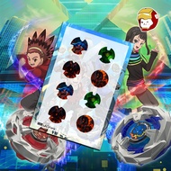 Customized Beyblade X Logo Stickers | Phoenix Wing, Pegasus Blast, Shark Scale, Wizard Rod