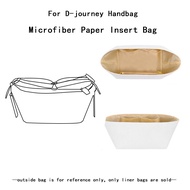 Waterproof D-journey Bag Organizer Insert  Microfiber Shape-Keeper for Travel & Makeup Storage