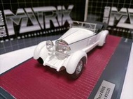 「LSW」Matrix 1 43 奔馳敞篷老爺車模型 Mercedes Benz 680S 1927?白色