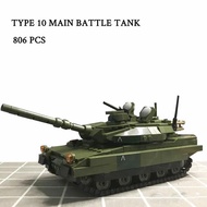 Xe Tăng Quân Sự Challenger Leopard 2A7 + Khối Xây Dựng Xe Tăng Chiến Đấu Chủ Lực Cảnh Sát Lính Gạch