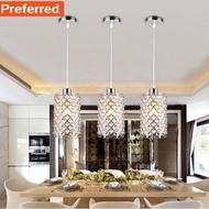 Modern Crystal Chandelier Ceiling Pendant Light Lampu Gantung Lampu Island Ceiling Lights Lampu Hias