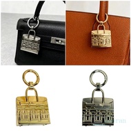 Zuo Mini House Bag Charms House Keychain Accessories for Women Handbag Accessories
