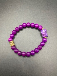 100%天然帝王紫舒俱徠貔貅手串