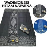 sarung Wadimor motif Bali 555 hitam