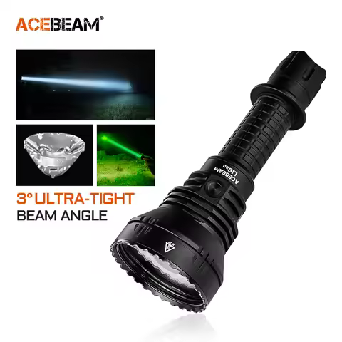 ACEBEAM L19 2.0 Hunting Flashlight Max 2200 Lumens 1520 Meters Long-Rang Rechargeable Flashlight for