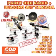 GEAR RATIO SET 2PH COMPLETE PLUS BEARING ORIGINAL 6301 6301 63/22 6303 6201 6204 MIO FINO XRIDE SOUL