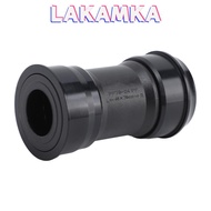 LAKAMKA Bike Bottom Bracket, Press Fit Aluminum Alloy Press Fit Bottom Bracket, Durable 24mm Spindle