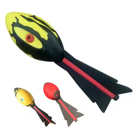 Whistle Vortex Foam Ball Kids Athletics Target Throw Rocket Aero Howler Foam Vortex Ball Sports Toys