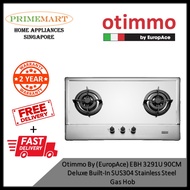 Otimmo By (EuropAce) EBH3291U 90CM Deluxe Built-In SUS304 Stainless Steel Gas Hob * 2 YEARS LOCAL WA