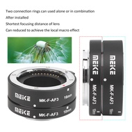 Meike MK-F-AF3 Macro Extension Tube Metal Auto Focus AF Adapter for Fuji X-T1