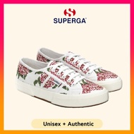 Superga x Lisacorti 2750 Leopard Flower Sneakers White Pink