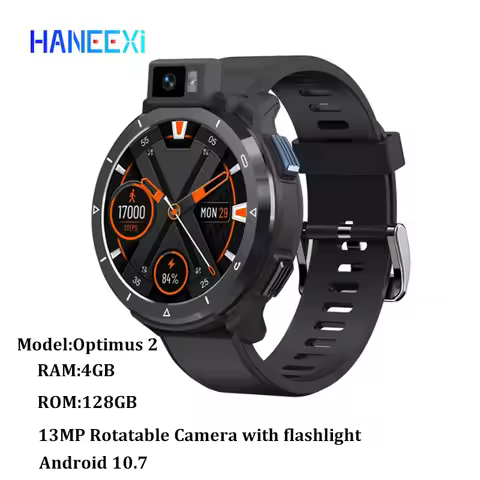 KOSPET OPTIMUS 2 4G Android 10 Smart watch Phone 64GB 128GB 13MP 90° Flashlight 2260mAh GPS Fitness 