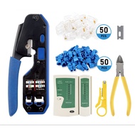 Six Type Network Cable Pliers Set CAT6 Network Pliers 8P6P Network Cable Crimping Tool Crystal Head 
