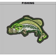 ADVENTURE PATCH EMBROIDERY FISHING FISHING EMBROIDERY COMPUTER LOGO | ADV-34