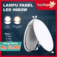 3W 6W 12W Inbow LED Downlight Round Inbow LED Panel Light/