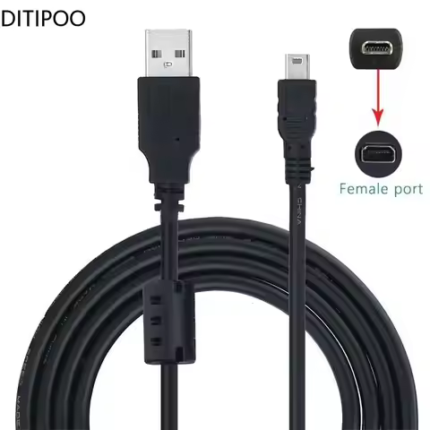 Camera USB Data Cable For Nikon D7200 D3200 D5500 D5100 D5200 D7100 P7100 Mini 8Pin Data Cable Camer