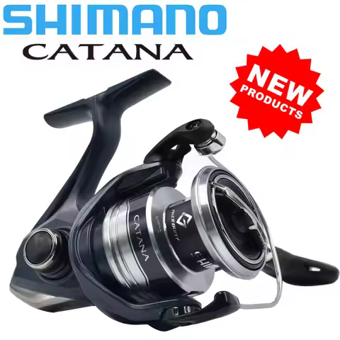SHIMANO CATANA Spinning Fishing Reel 3+1BB Metal Spool G-Free Body and Propulsion Line Management Sy