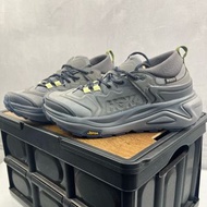 HOKA ONE ONE Kaha 3 LOW GTX Planetary Gray Grapefruit Yellow行星灰柚子黃色