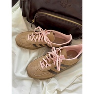-EJ- 24cm Size Zero ADIDAS GAZELLE INDOOR Melting Cocoa Color Brown Cherry Blossom Pink Women's Shoe