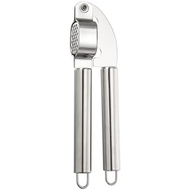 uxcell Garlic Press, 7.7 Inch Stainless Steel Garlic Crusher and Peeler for Home Cooks and Professio