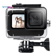 60M Waterproof Case for GoPro Hero 10 Hero 9 Action Camera, Protective Underwater Dive Housing Shell with Bracket