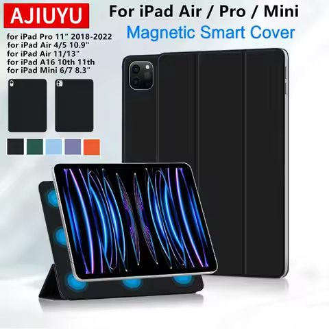 For iPad Air 4 Case Air5 for iPad Pro 11 12.9 Case iPad Air 11 13 Case Mini 6 7 Cover for iPad A16 1