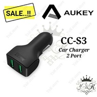 Aukey Dual USB Fast Car Charger CC-S3 Car Charger Official Warranty