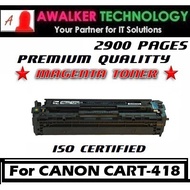 Canon Cartridge 418 Magenta laser toner MF8350Cdn MF8380Cdw MF8580Cdw  MF729Cx CART 418 CART418 CRG 