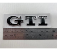 Volkswagen Vw Golf Polo MK6 MK7 GTI Emblem Logo Chrome / Black Car Badge Emblem