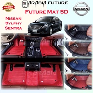 Nissan Sylphy B17 G11 Sentra B15 B16 B17 Future Carmat Car Floor Carpet Kereta Custom Made PU Leathe