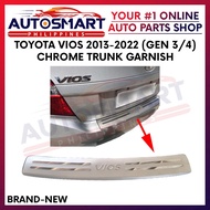 Toyota Vios 2013-2022 (Gen 3/4) Chrome Trunk/Rear Bumper Garnish Accessories Accessory JGzd