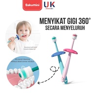 Sakumini 360 Degree Training Toothbrush 360 Degree Baby Toothbrush