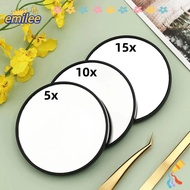 EMILEE Magnification Mirror, 5x/10x/15x With Suction Cup Makeup Mirror, Round Blackhead Magnifying M