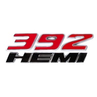 3D Metal Car Stickers 345 392 HEMI Emblem For Dodge Charger Ram 1500 Journey Caliber Nitro Caravan A