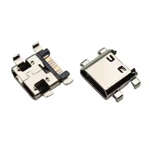 10pcs Micro USB 7pin Connector Mobile Charging port tail plug For Samsung I8262 J5 Prime On5 G5700 J
