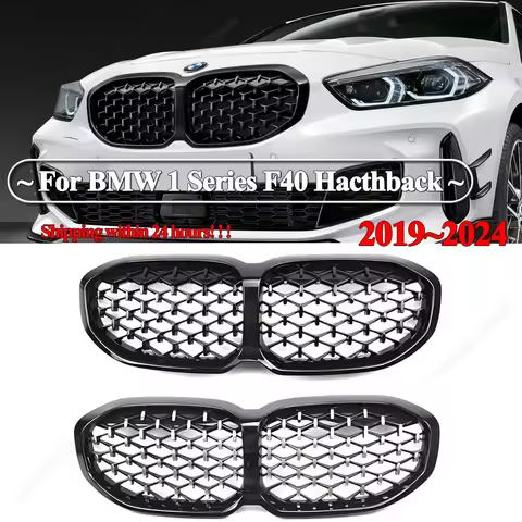 For BMW 1 Series F40 116i 118i 120i 128ti 116d 118d 120d M135i xDrive 2019-2024 Front Bumper Kidney 