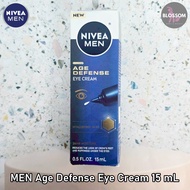 NIVEA - MEN Age Defense Eye Cream 15 mL นีเวีย อายครีม สำหรับผู้ชาย ครีมบำรุงรอบดวงตา