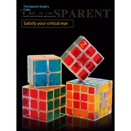 rubik cube magnetic rubik cube rubik cube 3x3 Zcube Transparent Glossy 3-Order Smooth Full Set Rubik