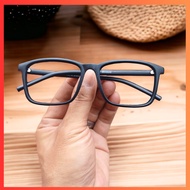 Kacamata Minus Photocromic Pria Wanita Optik Asli Ori Frame Kotak Lentur