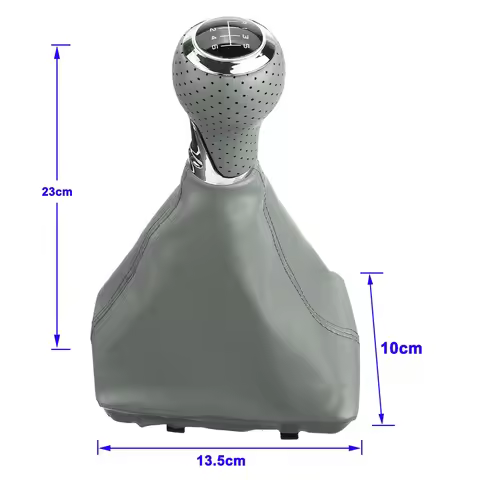 6 Speed Car Manual Gear Shift Knob PU Leather Boot Cover Gaiter Lever Shifter For Audi A4 S4 B8 8K/ 