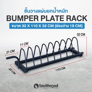 ที่เก็บแผ่นน้ำหนัก แบบมีล้อเลื่อน ช่องเก็บแผ่นน้ำหนัก Bumper Plate Rack Plate Storage Racks - Homefi
