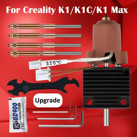 For Creality K1c Accessories K1C Hotend Heatsink Heating Block For Creality K1 Hot End Upgrade Unico