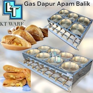 KT WARE 6 & 8 Burner Pancake Gas Stove / Dapur Gas Apam Balik 6 & 8 Kepala / Dapur Kuih Ban Chan / S