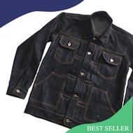 SIMISSTY DENIM. Trucker denim jacket TYPE 1. Type 2 16oz. raw denim Fashionable/