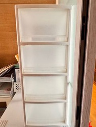 4層塑膠儲物抽屜